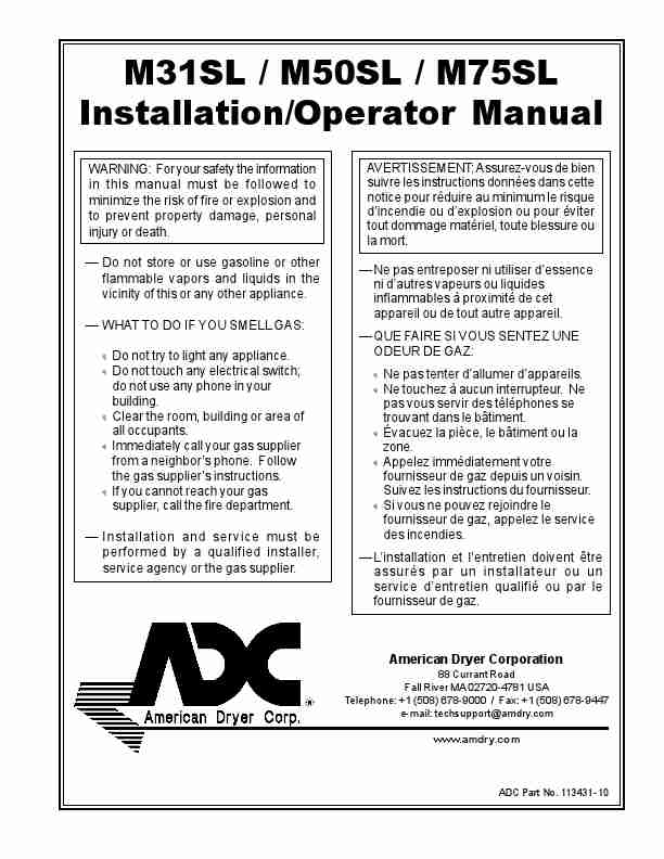 American Dryer Corp  Clothes Dryer M31SL-page_pdf